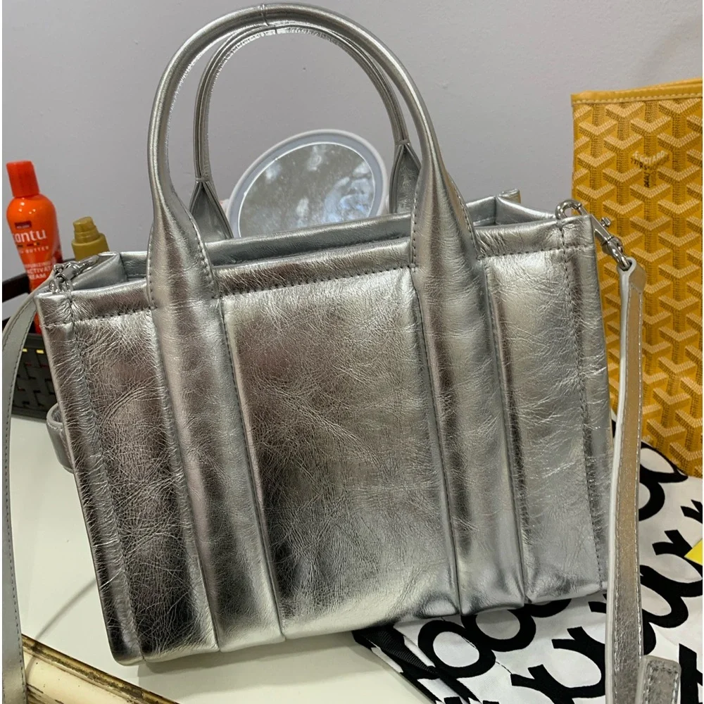 Marc Jacobs Silver Crossbody Bag - Picture 2 of 8